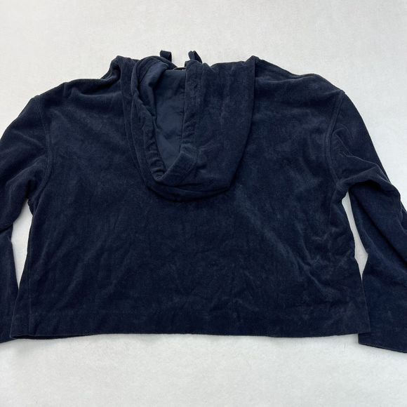 Vince  Women's Wide Sleeve Hoodie Size XS Navy Blue - Picture 6 of 8